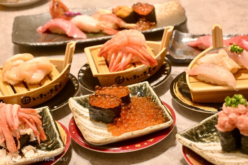 三井アウトレットパーク岡崎　回転寿司　いきいき寿司